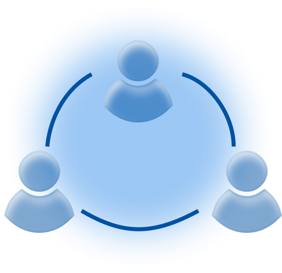 Icono de conexión y transformación